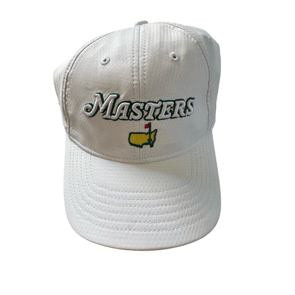 Masters‎ Augusta 2022 Ahead Adjustable Baseball Hat Cap White UPF 30+ Breathable